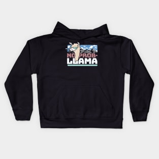 No Prob - Llama Design Kids Hoodie